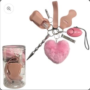 Pink Women's Accessory Set